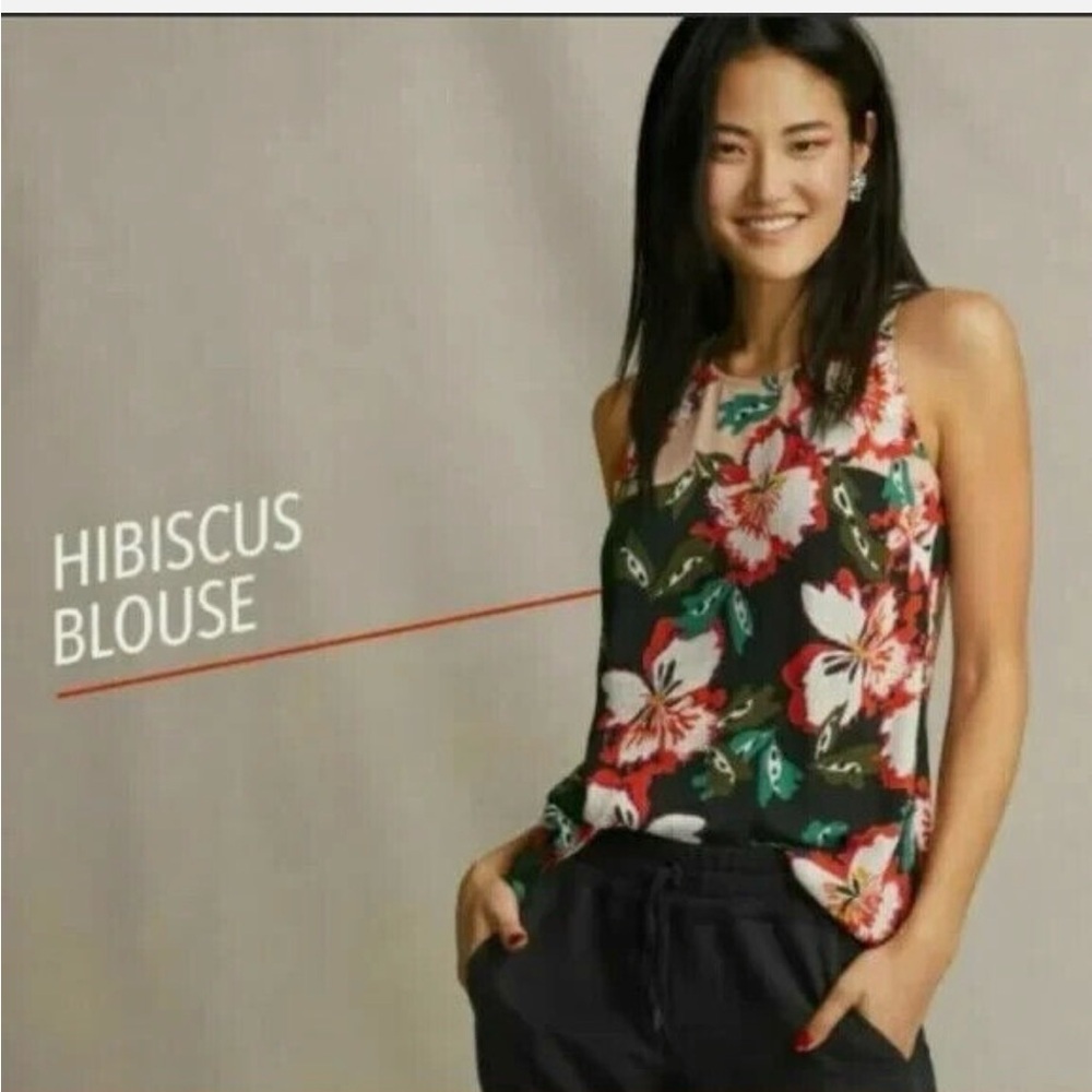 CAbi Hibiscus Blouse